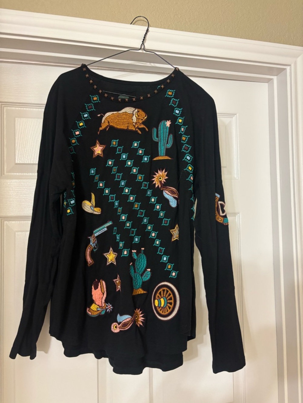 Double D Ranch Tejas Way Top Black